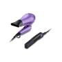Imagem de Kit Viagem Essenza com Mini Secador Bivolt 1000W Dobrável Mini Prancha De Viagem 20W Espelho Bolsa Transportável - EB052