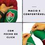 Imagem de Kit Viagem Garrafa Térmica Inox 420ml C/ Caneca + Almofada Pescoço Time Fluminense Oficial