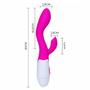 Imagem de Kit Vibrador Ponto G Clitóris +  Lubrificante Comestível Hot