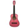 Imagem de Kit Violão Acústico Infantil Nylon Andaluz AC-340 Rosa Vx04