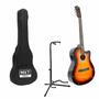 Imagem de Kit Violão Eletroacústico Cutway Aço 39" Mxt Com Equalizador + Capa + Suporte