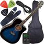 Imagem de Kit Violão Eletroacústico Folk Aço Gf1D Giannini Dbb ul