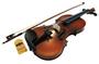 Imagem de Kit Violino Barth Old (envelhecido) 4/4 com Estojo, Arco, Breu + Espaleira Shoulder Rest + Afinado Cromático