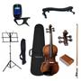 Imagem de Kit Violino Vogga 4/4 Com Estante + Espaleira + Afinador