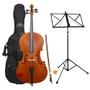 Imagem de Kit Violoncelo AL 1210 3/4 Alan + Estante para Partitura S2