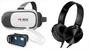 Imagem de Kit VR Box 2.0 Óculos 3D  Controle bluetooth Fone ouvido Mdr