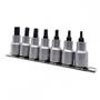 Imagem de Kit Waft Soquete Bits Torx Curto 1/2''Cromo Vanadio Com 7 Pecas 6345
