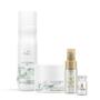 Imagem de Kit Wella Professionals Nutricurls Shampoo Máscara Oil Light e Ampola Oil Reflections (4 produtos)