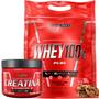 Imagem de Kit Whey Protein 100% + Creatina 150g Pura - Integralmedica