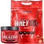 Imagem de Kit Whey Protein 100% + Creatina 150g Pura - Integralmedica