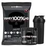 Imagem de Kit Whey Protein 100% + Creatina + Shaker Black Skull