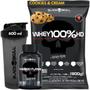 Imagem de Kit Whey Protein 100% HD Pure 900g REFIL + Thermo Flame Termogênico 120 Tabletes + Coqueteleira 600ml - KIT BLACK SKULL