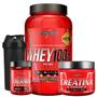 Imagem de Kit Whey Protein 100% Pure Creatina Therma Shaker