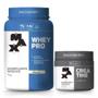 Imagem de Kit Whey Protein 1kg + Creatina 100g - Max Titanium - Massa Muscular Energia Força