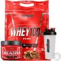 Imagem de Kit Whey Protein 900g Creatina 150g Pura Coqueteleira Com Mola 600ml - Integralmedica