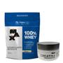 Imagem de Kit Whey Protein 900g + Creatina Pura 100g (baunilha) - Max Titanium