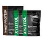 Imagem de Kit: Whey Protein Concentrado 2Kg + Xylitol 1kg - Soldiers Nutrition