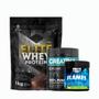 Imagem de Kit: Whey Protein Elite 1kg + Creatina Monohidratada Pote 300g - 100% Pura + Pré-Treino Flames 200g - Soldiers Nutritio