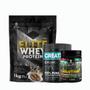 Imagem de Kit: Whey Protein Elite-Pro 1kg +Creatina Monohidratada Pote 300g - 100% Pura+Pré-Treino Evolution Pré Workout 300g - So