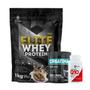 Imagem de Kit: Whey Protein Elite-Pro 1kg + Creatina Monohidratada Pote 300g + Coenzima Q10 100mg - Soldiers Nutrition