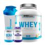 Imagem de Kit Whey Protein Foods 2Kg Baunilha Creatina Bcaa Shaker