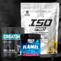 Imagem de Kit: Whey Protein Isolado ISO PRO 1kg + Creatina Monohidratada 300g + Pré-Treino Flames - Soldiers Nutrition