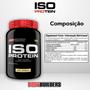 Imagem de Kit Whey Protein Isolado Iso Protein Pote 900g + Power Creatina 100g + BCAA 100g + Coqueteleira 600ml - Kit para Recuperação Muscular