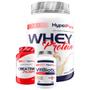 Imagem de Kit Whey Protein Pote 900g + Creatina Push 100g + Multivitamínico  Vit Biotic 90 Cápsulas- Hyperpure Kit para ganho de massa muscular e vitaminas