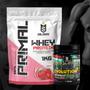 Imagem de Kit: Whey Protein Primal 1Kg 100% Importado + Pré-Treino Evolution - Soldiers Nutrition