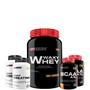 Imagem de Kit Whey Protein Waxy Whey Pote 900g + 2x BCAA 100g + 2x Power Creatina 100g - Kit para Ganho de Massa Muscular