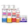 Imagem de Kit Widi Juba Shampoo 500ml, Condicionador 500ml, Encaracolando 500ml, Máscara 500g, Mousse 180g