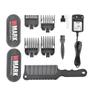 Imagem de Kit Wmark Ng 222 Prata Com Base Maquina De Corta Cabelo