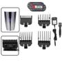 Imagem de Kit Wmark Ng 222 Prata Com Base Maquina De Corta Cabelo