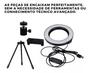 Imagem de Kit Youtuber com Microfone Lavalier e Ring Light Portátil USB