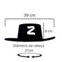 Imagem de Kit Zorro Completo Chapeu + Bigode + Mascara + Capa Fantasia