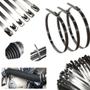 Imagem de Kit10 Abraçadeira Zip Tie Aço Inox 304 Comprimento 65cm x 4,6mm Ø Máx aplicação 200mm fixação Termotape Coifa Homocinetica Tubos Cabos