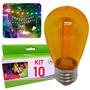 Imagem de Kit10 Lâmpadas Led Retrô Bolinha 1w S14 110v Abajur Luminárias Jardim  61462