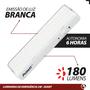 Imagem de Kit10 Luminária Emergência Barra 30 Leds 2w 110v/220v 180lm 6000k - Avant