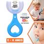 Imagem de KIT2 Escova de dente macia em forma de U 360 graus para crianças, bebê infantil.
