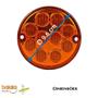 Imagem de KIT2 Lanterna Traseira Ônibus Caminhão 96mm 10 Led +Conector