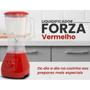 Imagem de Kit2 Liquidificador Agrato Forza 850W Jarra 1,5L 127V Red