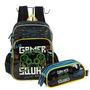 Imagem de kit2 Mochila e Estojo da Gamer Squad UP4You Original