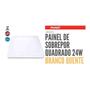 Imagem de Kit2 Paineis Paflon Led Sobrepor 30X30 Quadrado 24W Avant