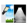 Imagem de Kit3 Mini Luminária Solar Poste Parede Refletor 108 Cob Sensor