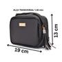 Imagem de Kit3 Peças Conjunto De Bolsas Femininas, Bolsa Quadrada PRETO, Bolsa Redonda BRANCO Bolsa Oval BEGE