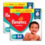 Imagem de Kits 2 Fraldas Descartáveis Pampers Supersec Jumbo XXG - 128 Tiras
