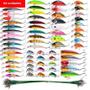 Imagem de Kits De Isca De Pesca Realista Misturada Crankbait Minnow Popper Bass Iscas Wobbler Conjunto De Isca