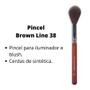 Imagem de Klass Vough - Pincel Profissional Iluminador e Blush - Cod. 38