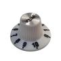 Imagem de Knob Para Guitarra Estilo Fender Retrô Branco Kit Com 4