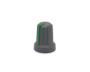 Imagem de Knob Rotativo D.I CT com Filete - Cinza/Verde - 5203 - ST COM